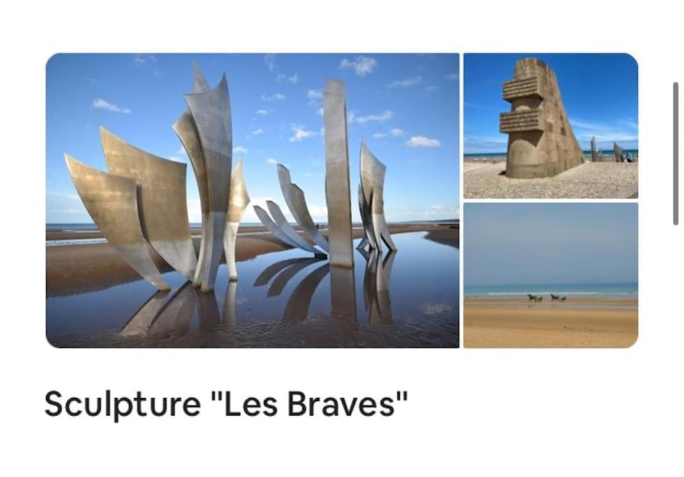 Au Coeur D'Omaha Beach- Colleville-Sur-Mer- Gite 2 Exterior foto